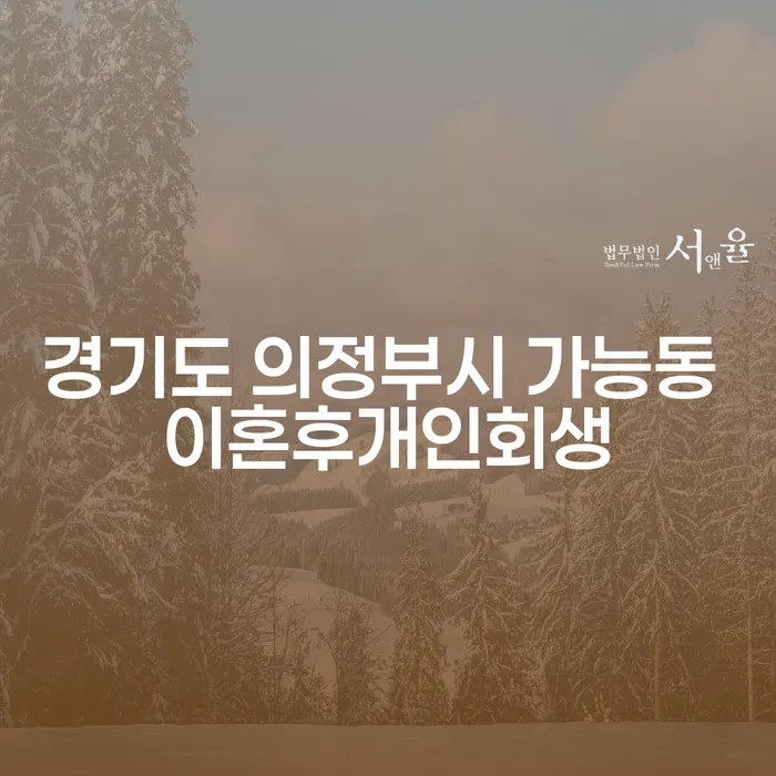 경기도 의정부시 가능동에서 이혼 후 개인회생을 시작하는 방법은 무엇일까요?